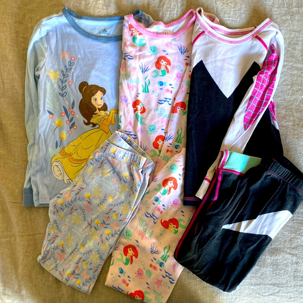 Disney Long sleeve PJ’s size 5-6